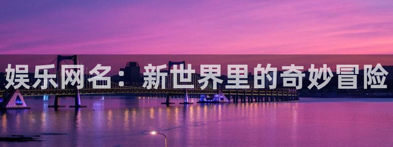 万向娱乐注册：娱乐网名：新世界里的奇妙冒险